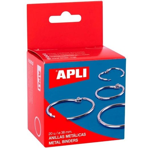 [9935720] APLI - ANILLAS Nº 4 CAJA DE 20 38MM (Ref.454)