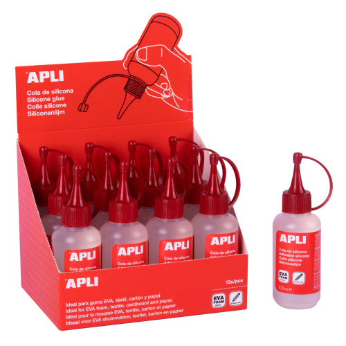 [2074122] APLI - COLA DE SILICONA LIQUIDA BOTE 100ML (Ref.13349)