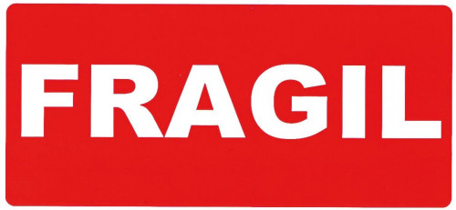 [9071938] APLI - Etiquetas Fragil Rollo 200 ud 50X100 Autoadhesivas (Ref.296)