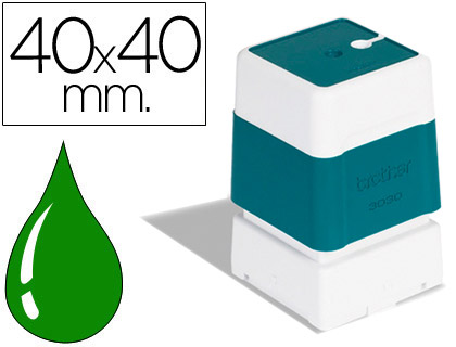 [9077900] BROTHER - Sello GR 40X40MM PK6 (Ref.PR-4040G)