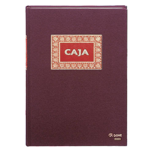 [1329268] DOHE - Libro Contable Caja - Fº Natural 215x315 - 100 hojas numeradas (Ref.09909) 