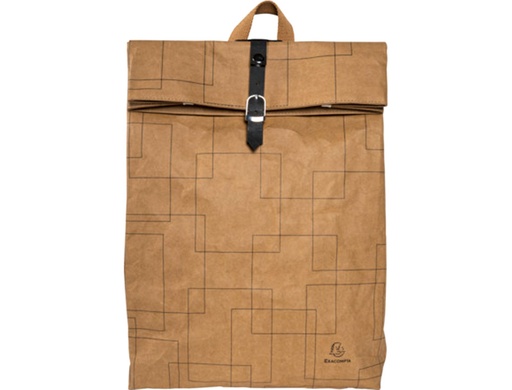 [2162296] EXACOMPTA - Mochila eterneco cuero imitacion vegetal 360x100x450 mm (Ref. 17640E)