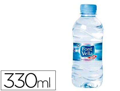 [9059189] FONT VELLA - Agua Mineral Natural Botellas 33 cc. 0 (Ref.19381)