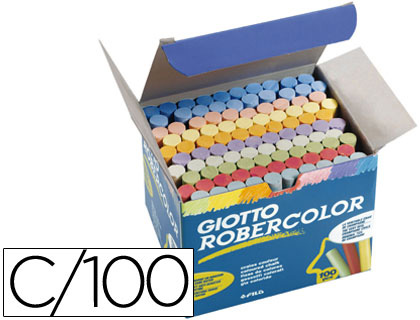 [9031202] GIOTTO - Robercolor Tizas Caja 100 ud (Ref.539000)