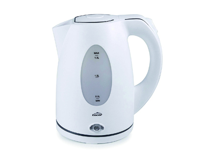 [9155926] LACOR - Hervidor de agua electrico color blanco potencia 2000w capacidad 1,5 l (Ref. 69591)