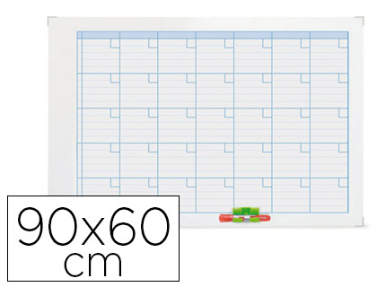 [9078445] NOBO - Planning magnético Mensual 60X90 Pizarra blanca (Ref.3048101)