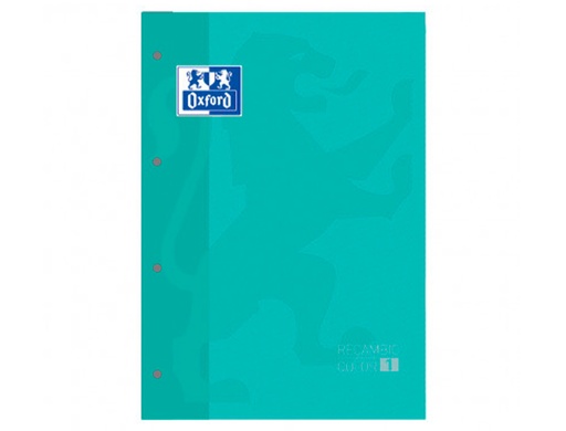 [9074364] OXFORD - Recambio Color 80 Hojas A4 Cuadricula 5X5 Verde (Ref.MINT400041235)