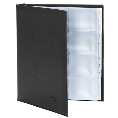 [9057050] PARDO - Tarjetero Autograph A4 Simil Piel Negro (Ref.617501)