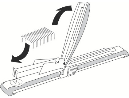 [1296838] PETRUS - Grapadoras de brazo largo 600 40 Hojas Negra 62381 (Ref.623381)