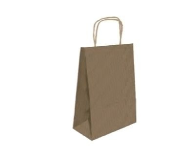 [9063753] Q-CONNECT - Bolsa kraft reciclado asa retorcida 270x120x360 mm (Ref. KF18674)