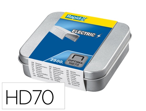 [9077471] REXEL - Grapas Optima HD70 2500 Ud Galvanizada (Ref.2102497)