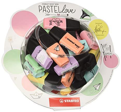[9152082] STABILO - Bombonera 50 Boss Mini Pastel love (Ref.07/50-07)