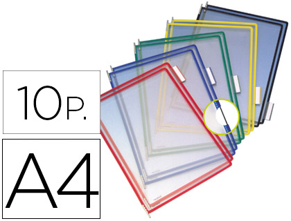 [9076170] TARIFOLD - Funda con Pivotes Pack 10 ud A4 (Ref.114009)