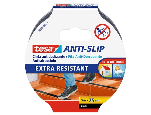 [2078078] TESA - CINTA ANTIDESLIZANTE NEGRA 5 M X 25 MM (Ref.55587-00002-00)
