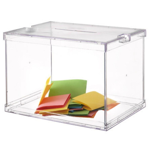 [9046718] ARCHIVO 2000 - Buzon sugerencias 310x440x310 mm Transparente (Ref.6158CSTP)