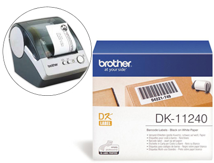 [2042841] BROTHER - ETIQUETA DK11240 PARA IMPRESORAS DE ETIQUETAS QL-MULTIPROPOSITO- 102X51MM - 600 ETIQUETAS (Ref.DK11240)