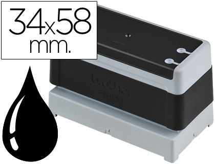 [9028586] BROTHER - Sello BK 34X58MM PK6 (Ref.PR3458B6P)