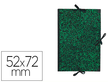 [2150148] CANSON - CARPETA DIBUJO CLASSIC 52X72 CM CON LAZOS MARMOL VERDE (Ref.200003125)