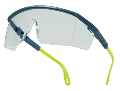 [2075732] DELTAPLUS - GAFAS DE PROTECCION POLICARBONATO MONOBLOQUE INCOLORO COLOR GRIS-AMARILLA UV400 (Ref.KILIMGRIN)
