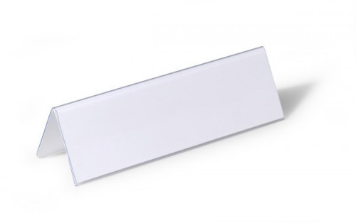 [1496408] DURABLE - Portanombres Rígido 122x210 PVC (Ref.8052-19)