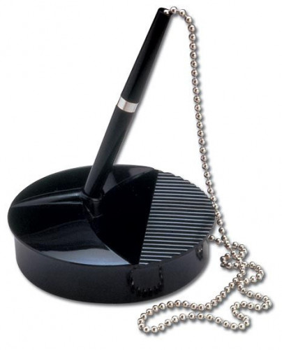 [1791528] FELLOWES - Boligrafo con peana Azul Trazo medio Peana 300 g (Ref.9821502)