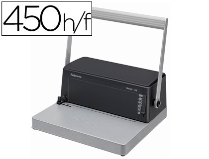 [9034700] FELLOWES - Encuadernadora Metal 100 Metalica 400x400x190 Cap.perforación 20 h (Ref.0030102)