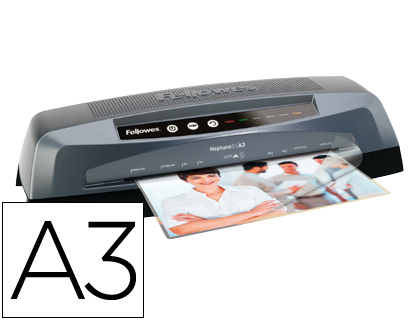 [9057118] FELLOWES - Plastificadora Neptune A3 Grosor max.175 micras 570x180x125mm (Ref.5721501)