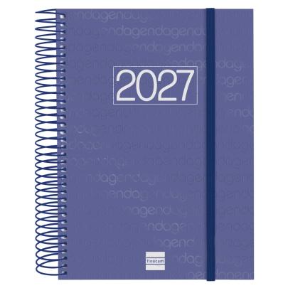 [741101026] FINOCAM - AGENDA ANUAL Espiral - Día Página - E10 155x212mm - AZUL (Ref.741101027)