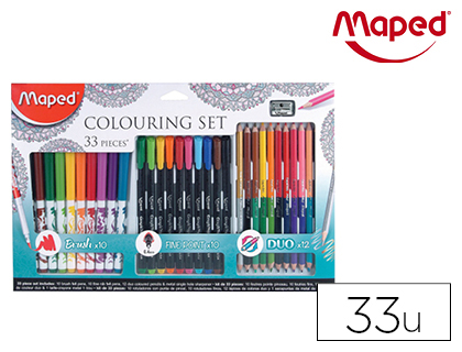 [9067814] MAPED - SET DIBUJO MANDALAS 33 PIEZAS (Ref.897417)