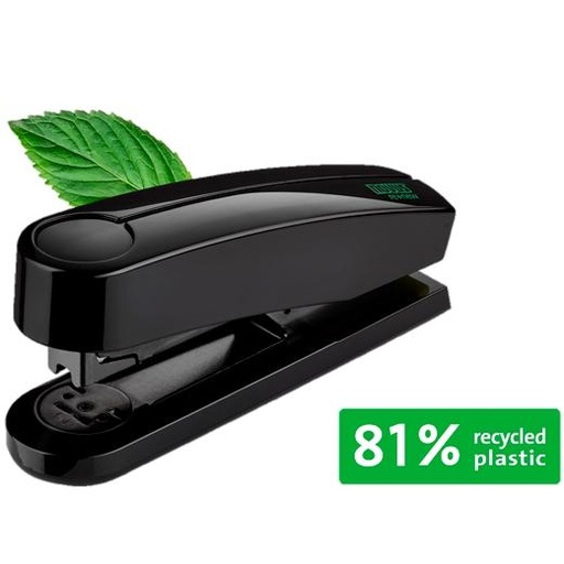 [9160591] NOVUS - DAHLE - Grapadora b4 plastico abs reciclado capacidad 40 hojas usa grapas 24/6-8 y 26/6-8 color negro (Ref. 020-1932)