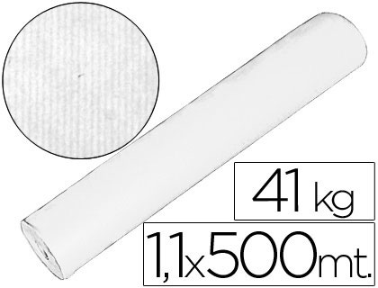 [2038009] PAPEL KRAFT BLANCO 1,10 MT X 500 MTS ESPECIAL PARA EMBALAJE (Ref.8115000)