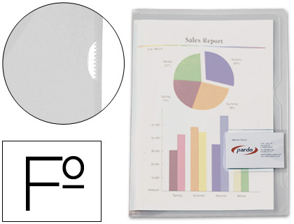 [9013651] PARDO - Dossier A4 Con cierre tarjetero Pvc 151378 (Ref.315000)