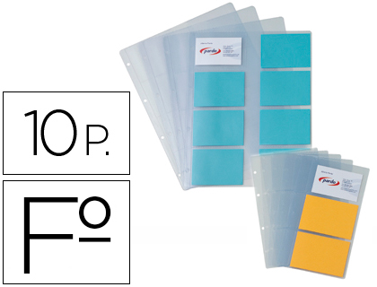 [9031782] PARDO - Recambio tarjetero Autograph 10 fundas (Ref.212800)