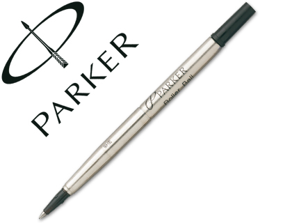 [9009662] PARKER - Recambio roller Trazo 0.7mm Punta media Tinta líquida Negro (Ref.S0881230)