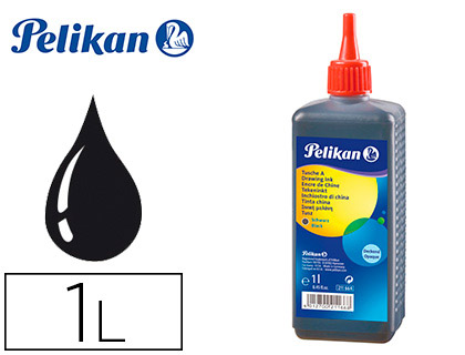 [2008007] PELIKAN - TINTA CHINA 1 L NEGRA (Ref.211664 (71357))