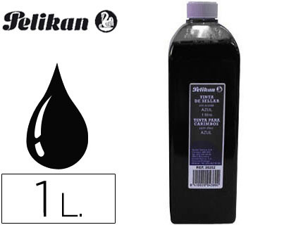 [2023294] PELIKAN - TINTA TAMPÓN NEGRA -FRASCO DE 1 LITRO (Ref.351296)