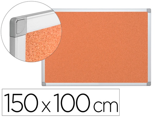 [2033667] Q-CONNECT - PIZARRA CORCHO MARCO DE ALUMINIO 150X100 CM EXTRA CORCHO 5 MM (Ref.KF03563)