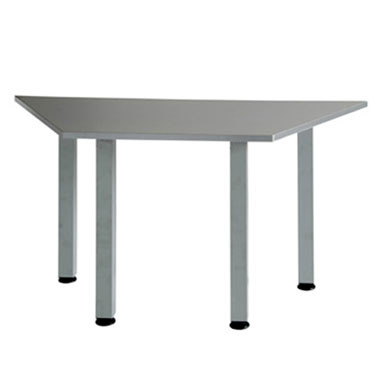 [9039023] ROCADA - Mesa Melamina 70x140cm Trapezoidal Gris RD- (Ref.7520N)