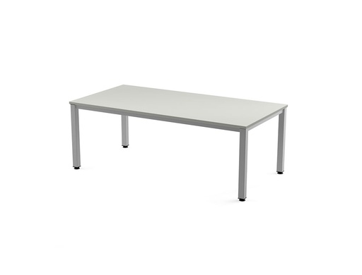 [9073027] ROCADA - Mesa rectangular Serie Executive Estructura tubo de acero 60 x 60 200x100cm Gris (Ref.2005AD02)