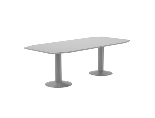 [9044209] ROCADA - Mesa rectangular Serie Meeting Reunión 220x100cm Gris-Aluminio (Ref.3003AT02)