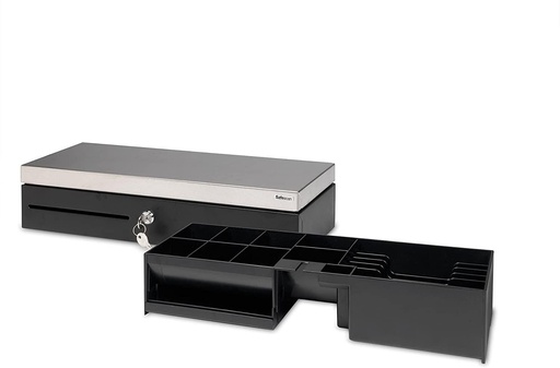 [1185502] SAFESCAN - Cajón Portamonedas SD-4617S 460x170x100 6 billetes y 8 monedas Llave electrón. (Ref.132-0498)