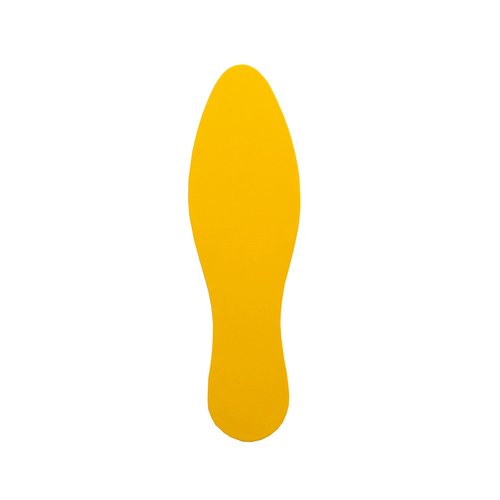 [9063063] TARIFOLD - Pack DE 10 SIMBOLOS ADHESIVOS FORMA HUELLA COLOR AMARILLO (Ref.197804)