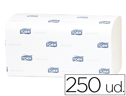 [9071791] TORK - Recambio toallas Pack 15 ud 230x250 mm 200 servicios 2 capas Para H3 System (Ref.290163)