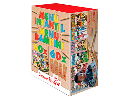 [2156582] WELCOME FAMILY - Kit para colorear con 60 cuadernos para colorear y 60 cajas de 4 lapices de colores surtidos (Ref. WF-KITCOLO-10)