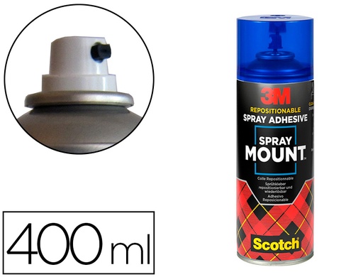 [9016418] 3M - Adhesivo Spray Mount Spray 400 ml Maquetación y composición DE272963831 (Ref.YP208060548)