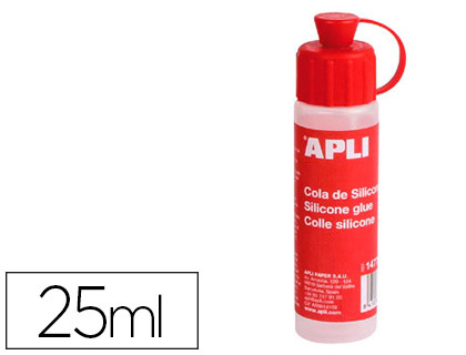 [2150143] APLI - COLA DE SILICONA LIQUIDA BOTE DE 25ML (Ref.14772)