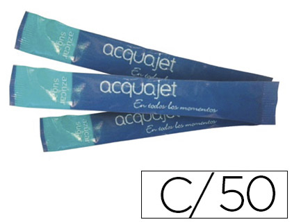 [2077958] AZUCAR BLANCA ACQUAJET CON PALETINA SOBRE DE 7 G ENVASE DE 50 UNIDADES (Ref.20000122)