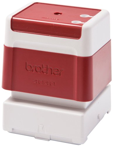 [9925506] BROTHER - SELLO PERSONALIZ. ent.AUT. 40x40 mm. ROJO (Ref.PR4040R6P)