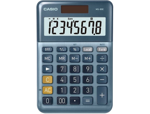 [2155214] CASIO - Calculadora sobremesa MS-80VER-100/120 TER 8 digitos Solar /pilas (Ref.MS-80VERII)