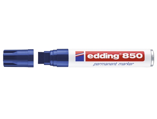 [1720071] EDDING - Marcador permanente recargable 850 Trazo 5-16 mm Punta biselada Azul (Ref.850-03)
